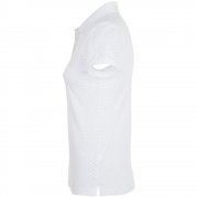 Рубашка поло женская BRANDY WOMEN, белая с темно-синим