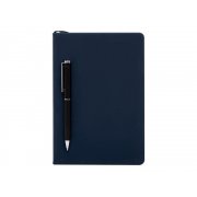 Бизнес-блокнот А5 «С3» soft-touch с магнитным держателем для ручки