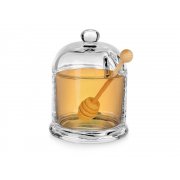 Стеклянная емкость для меда с ложкой «Vira»