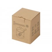 Стеклянная емкость для меда с ложкой «Vira»