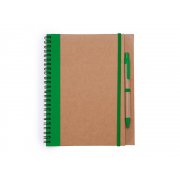 Блокнот А5+ ALANI с шариковой ручкой