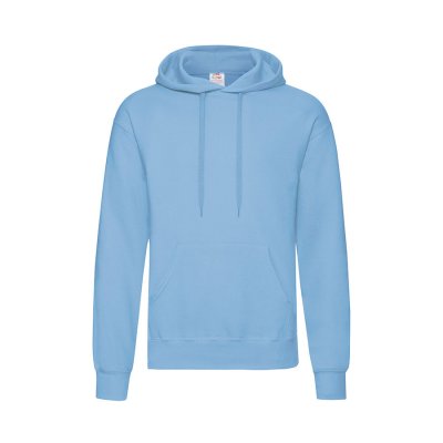 Толстовка с начесом CLASSIC HOODED SWEAT 280 Голубой