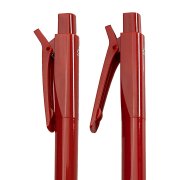 Ручка шариковая N22 с клипом-прищепкой, переработанный пластик Красный арт. 38025/08 Ручка шариковая N22 с клипом-прищепкой, переработанный пластик Красный арт. 38025/08