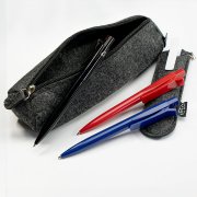 Ручка шариковая N22 с клипом-прищепкой, переработанный пластик Черный арт. 38025/35 Ручка шариковая N22 с клипом-прищепкой, переработанный пластик Черный арт. 38025/35