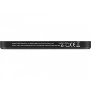 Магнитный беспроводной внешний аккумулятор «Razor», металл, 5000 mAh