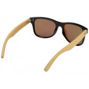 Очки солнцезащитные из бамбука с зеркальными линзами «Rockwood Motion»