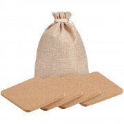 Набор из 4 костеров Suberic, квадрат арт. 17347.01 Набор из 4 костеров Suberic, квадрат арт. 17347.01