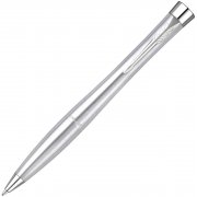 Ручка шариковая Parker Urban Twist Metro Metallic CT, серебристая арт. 16608.10