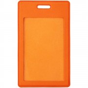 Чехол для пропуска Hit, оранжевый