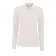 Рубашка поло женская с длинным рукавом PERFECT LSL WOMEN, белая