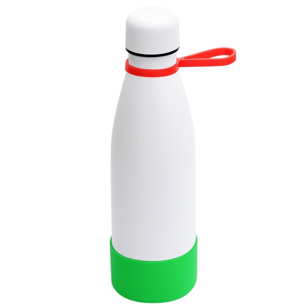 Термобутылка герметичная вакуумная Olivia To Go, белый/красный/зеленый арт. 5050.01.05.04 Термобутылка герметичная вакуумная Olivia To Go, белый/красный/зеленый арт. 5050.01.05.04