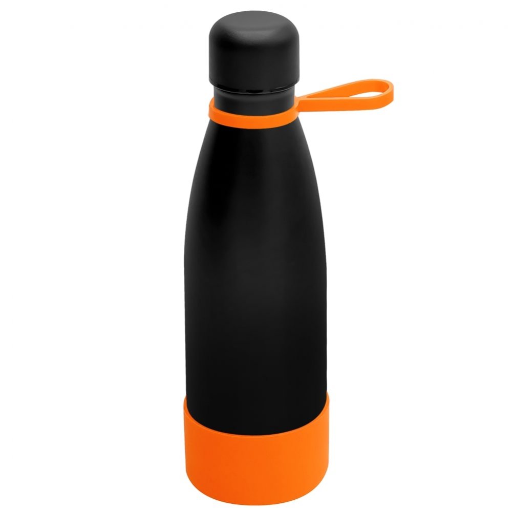 Термобутылка герметичная вакуумная Olivia To Go, чёрный/оранжевый арт. 5050.02.07 Термобутылка герметичная вакуумная Olivia To Go, чёрный/оранжевый арт. 5050.02.07