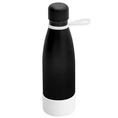 Термобутылка герметичная вакуумная Olivia To Go, чёрный/белый арт. 5050.02.01 Термобутылка герметичная вакуумная Olivia To Go, чёрный/белый арт. 5050.02.01