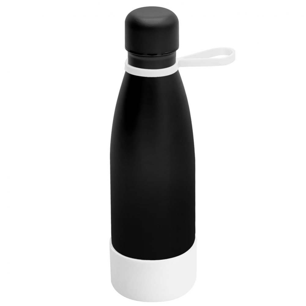 Термобутылка герметичная вакуумная Olivia To Go, чёрный/белый арт. 5050.02.01 Термобутылка герметичная вакуумная Olivia To Go, чёрный/белый арт. 5050.02.01