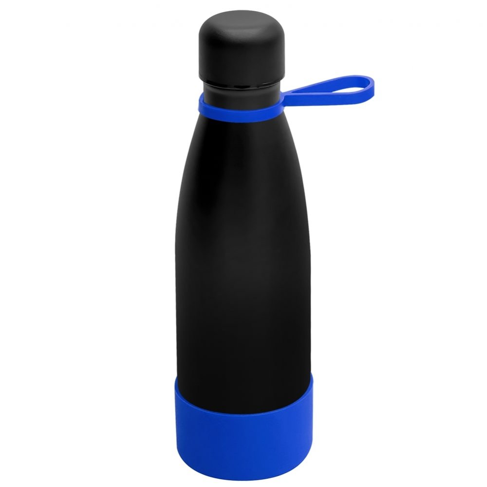 Термобутылка герметичная вакуумная Olivia To Go, чёрный/синий арт. 5050.02.03 Термобутылка герметичная вакуумная Olivia To Go, чёрный/синий арт. 5050.02.03