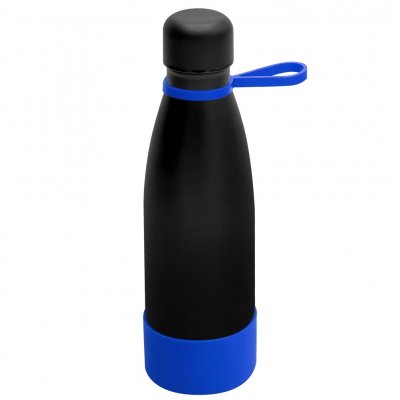 Термобутылка герметичная вакуумная Olivia To Go, чёрный/синий арт. 5050.02.03 Термобутылка герметичная вакуумная Olivia To Go, чёрный/синий арт. 5050.02.03