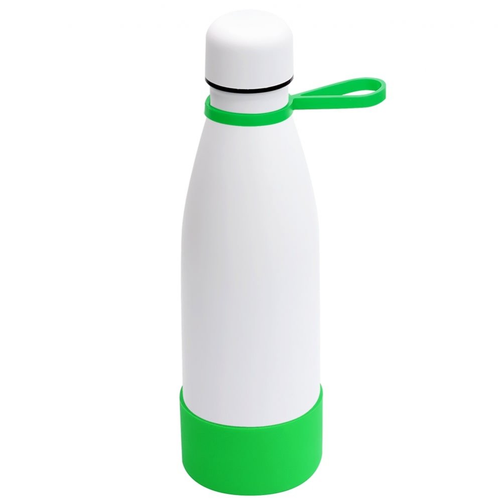 Термобутылка герметичная вакуумная Olivia To Go, белый/зелёный арт. 5050.01.04 Термобутылка герметичная вакуумная Olivia To Go, белый/зелёный арт. 5050.01.04