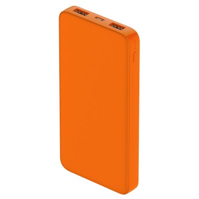 Внешний аккумулятор Polus, 10000 Mah, софт-тач покрытие, оранжевый арт. 2018.07