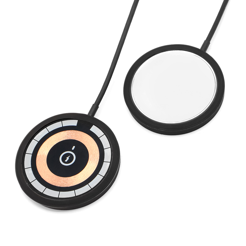 Силиконовый чехол для беспроводного зарядного Silken, черный арт. 7038.02 Силиконовый чехол для беспроводного зарядного Silken, черный арт. 7038.02