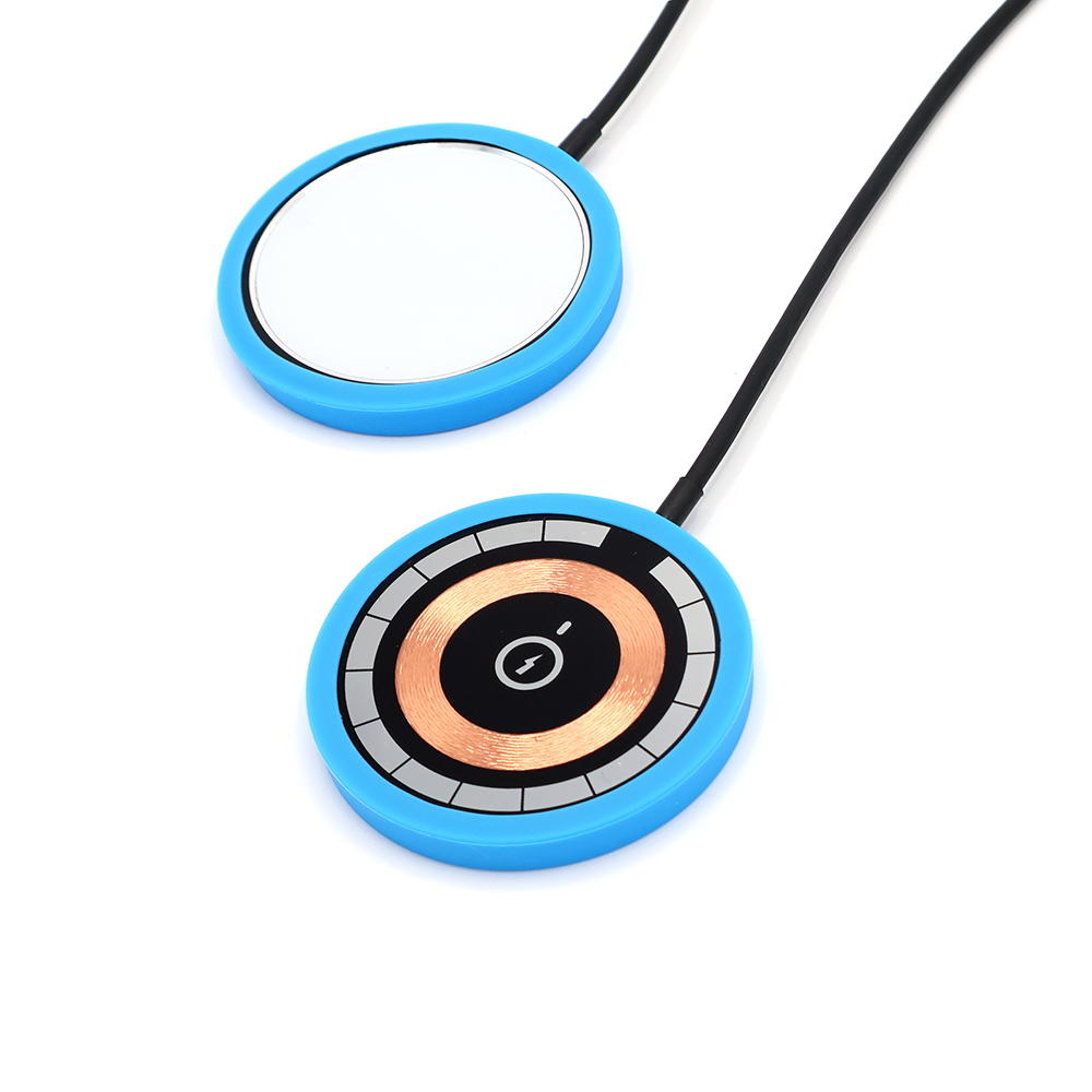 Силиконовый чехол для беспроводного зарядного Silken, голубой арт. 7038.08 Силиконовый чехол для беспроводного зарядного Silken, голубой арт. 7038.08