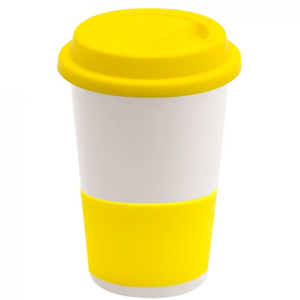 Кружка Magic To Go, белый/желтый арт. 6134.01.06 Кружка Magic To Go, белый/желтый арт. 6134.01.06