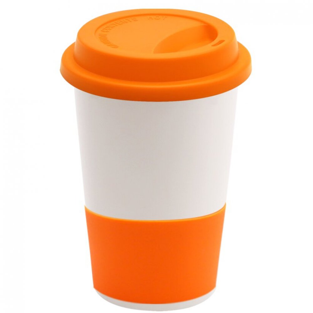 Кружка Magic To Go, белый/оранжевый арт. 6134.01.07 Кружка Magic To Go, белый/оранжевый арт. 6134.01.07