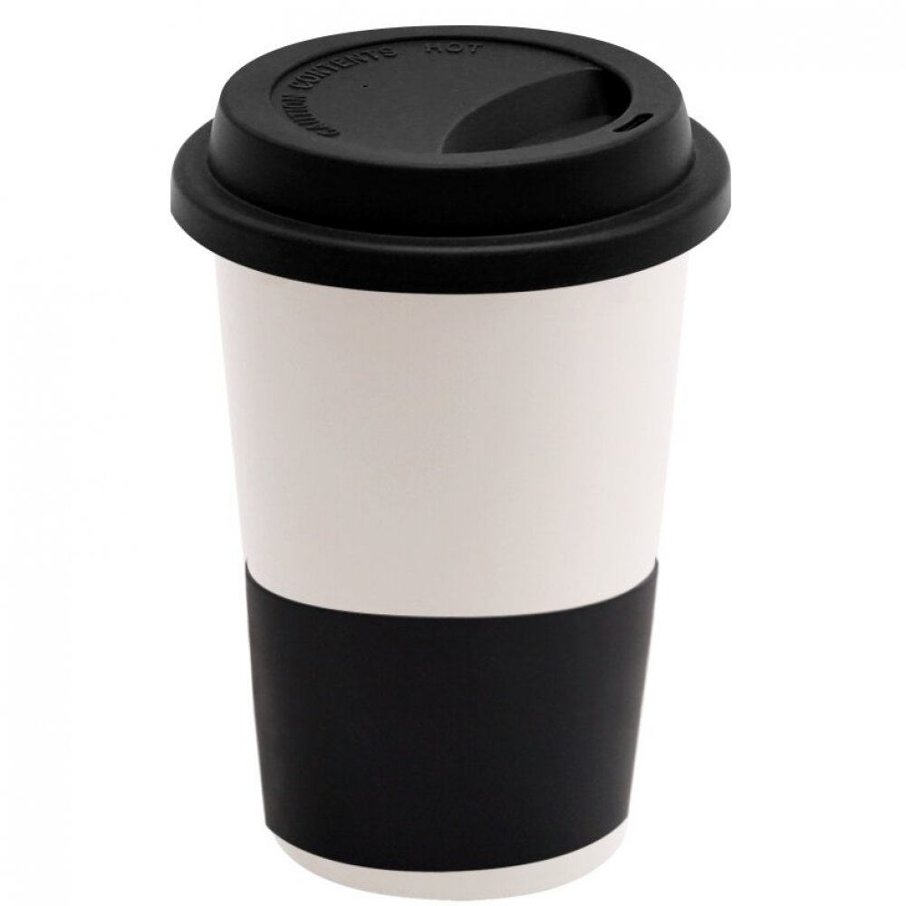 Кружка Magic To Go, белый/черный арт. 6134.01.02 Кружка Magic To Go, белый/черный арт. 6134.01.02
