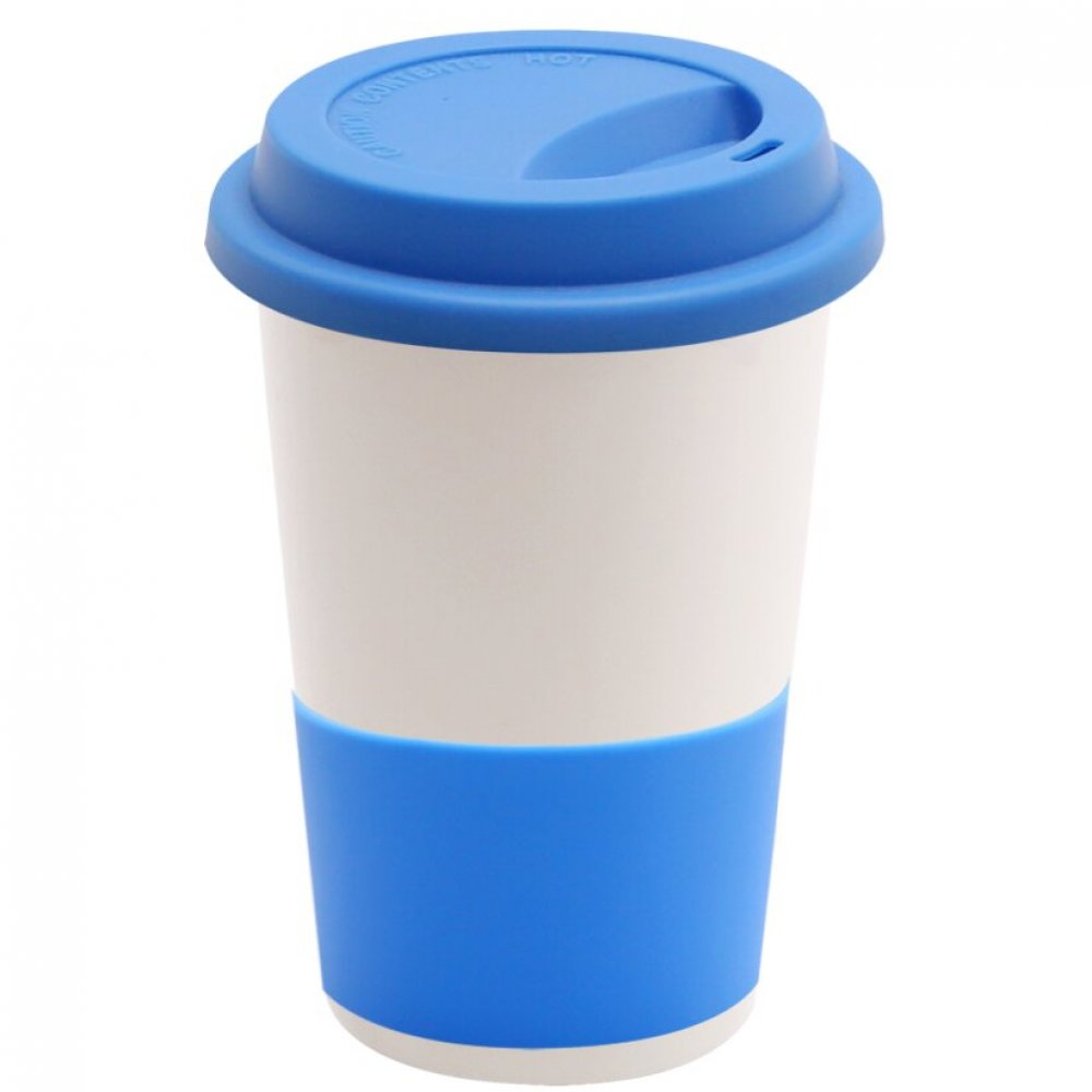 Кружка Magic To Go, белый/ светло-синий арт. 6134.01.03 Кружка Magic To Go, белый/ светло-синий арт. 6134.01.03