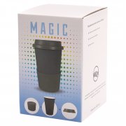 Кружка Magic To Go, черный/желтый арт. 6134.02.06