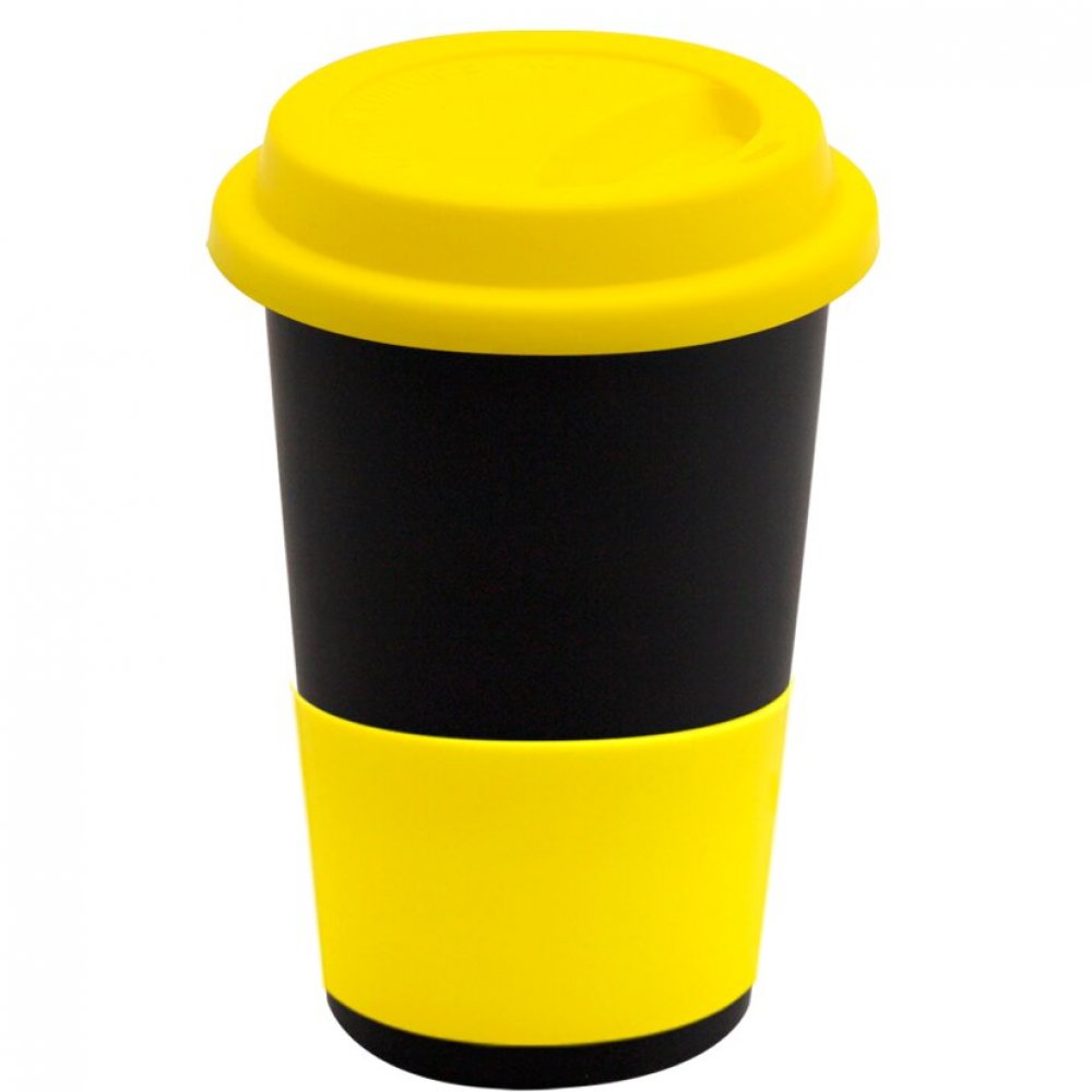 Кружка Magic To Go, черный/желтый арт. 6134.02.06 Кружка Magic To Go, черный/желтый арт. 6134.02.06