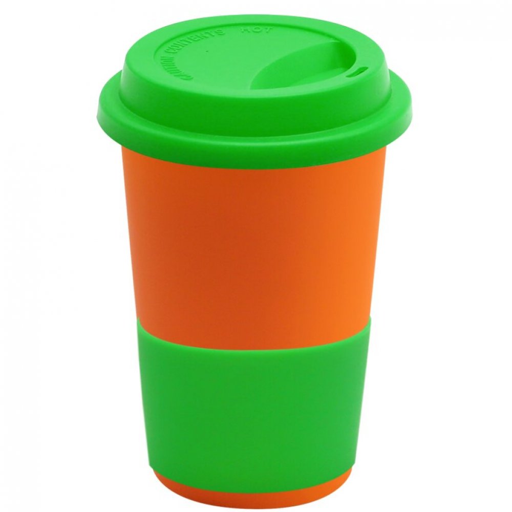 Кружка Magic To Go, оранжевый/зелёный арт. 6134.07.04 Кружка Magic To Go, оранжевый/зелёный арт. 6134.07.04