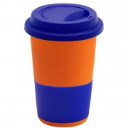 Кружка Magic To Go, оранжевый/тёмно-синий арт. 6134.07.15 Кружка Magic To Go, оранжевый/тёмно-синий арт. 6134.07.15
