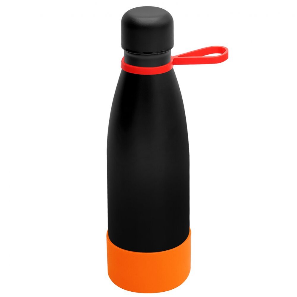 Термобутылка герметичная вакуумная Olivia To Go, чёрный/красный/оранжевый арт. 5050.02.05.07 Термобутылка герметичная вакуумная Olivia To Go, чёрный/красный/оранжевый арт. 5050.02.05.07