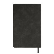 Ежедневник недатированный Muse, темно-серый, А5, с оранжевой декоративной полосой, блок в линейку Темно-серый