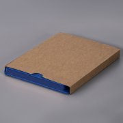 Ежедневник недатированный Solas, формат А5, с магнитом синий ройал, кремовый блок в линейку Синий ройал