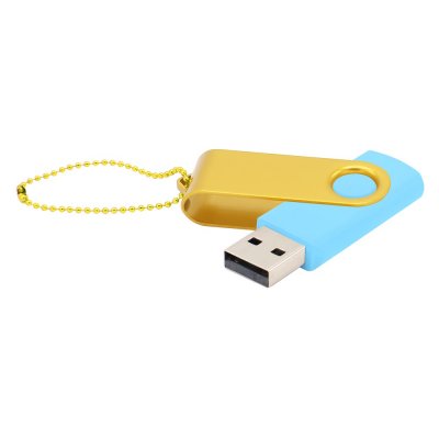 Флешка Designer To Go 2.0 USB 16Gb, голубой/желтый арт. 3033R.08.06