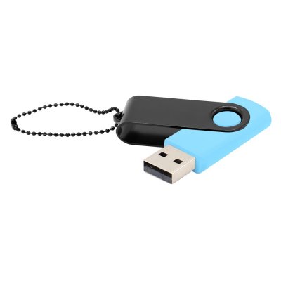Флешка Designer To Go 2.0 USB 16Gb, голубой/черный арт. 3033R.08.02