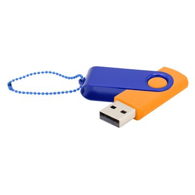 Флешка Designer To Go 2.0 USB 16Gb, оранжевый/синий арт. 3033R.07.03