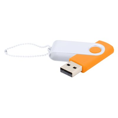 Флешка Designer To Go 2.0 USB 16Gb, оранжевый/белый арт. 3033R.07.01
