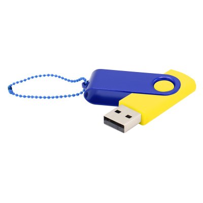 Флешка Designer To Go 2.0 USB 16Gb, желтый/синий арт. 3033R.06.03