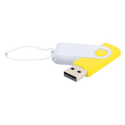Флешка Designer To Go 2.0 USB 16Gb, желтый/белый арт. 3033R.06.01