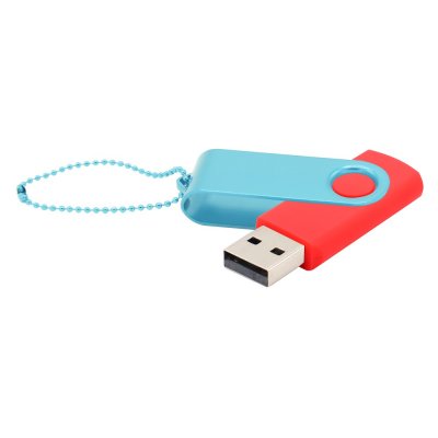 Флешка Designer To Go 2.0 USB 16Gb, красный/бирюзовый арт. 3033R.05.17