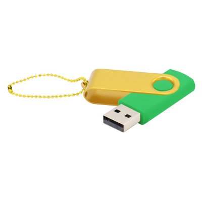 Флешка Designer To Go 2.0 USB 16Gb, зеленый/желтый арт. 3033R.04.06