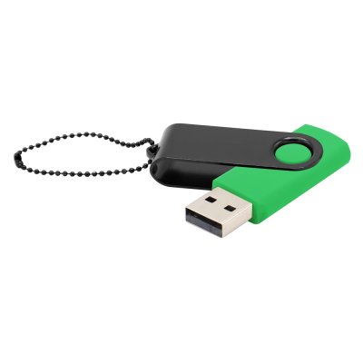 Флешка Designer To Go 2.0 USB 16Gb, зеленый/черный арт. 3033R.04.02