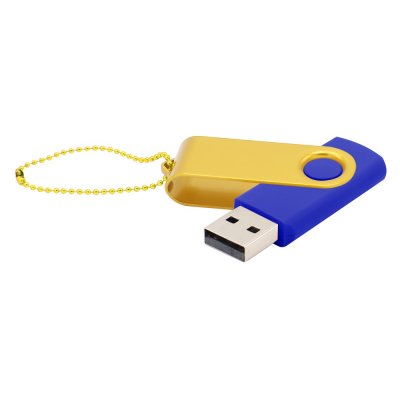 Флешка Designer To Go 2.0 USB 16Gb, синий/желтый арт. 3033R.03.06