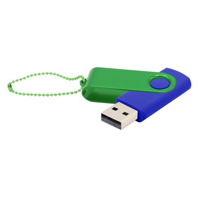 Флешка Designer To Go 2.0 USB 16Gb, синий/зеленый арт. 3033R.03.04