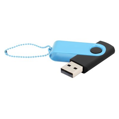 Флешка Designer To Go 2.0 USB 16Gb, черный/голубой арт. 3033R.02.08