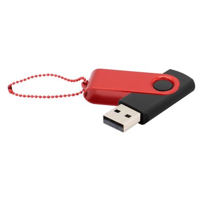 Флешка Designer To Go 2.0 USB 16Gb, черный/красный арт. 3033R.02.05