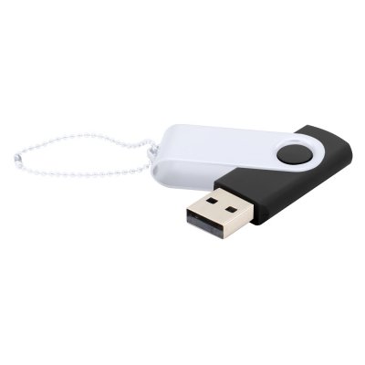 Флешка Designer To Go 2.0 USB 16Gb, черный/белый