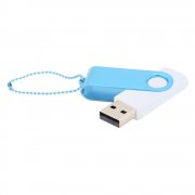 Флешка Designer To Go 2.0 USB 16Gb, белый/голубой арт. 3033R.01.08